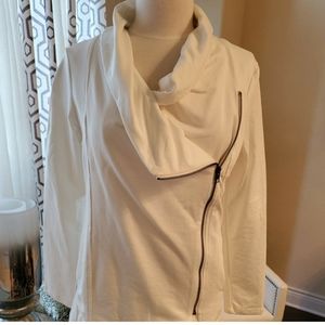 Off white zip up top